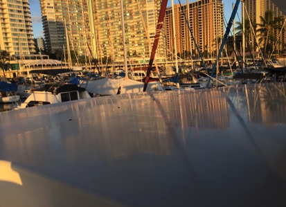 Carver Motoryachr, 6 months after restoration by ELIXIR and MIRROR HARD Superglaze™